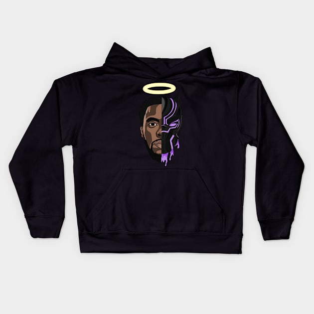 black panther rip 2020 Kids Hoodie by bebekbobok